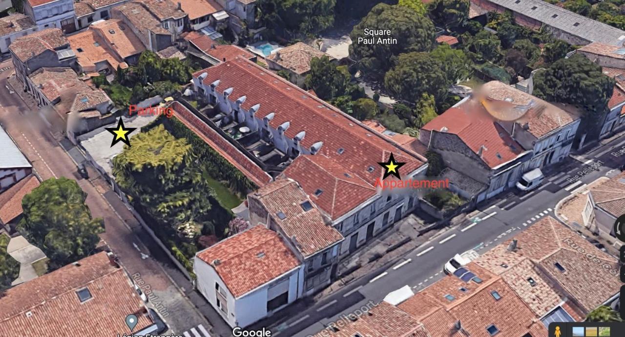 Superbe T3 Duplex Parking Prive Gratuit Sur Place Bordeaux Buitenkant foto